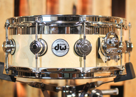 DW 5.5x14 Collector's Natural Satin Oil Top Edge Snare Drum - SO#836149