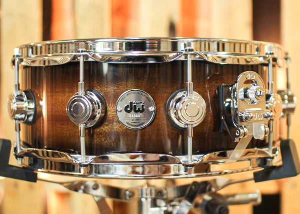 DW 5x14 Collector's Classics Black Burst over Mahogany Snare Drum - SO#1308651