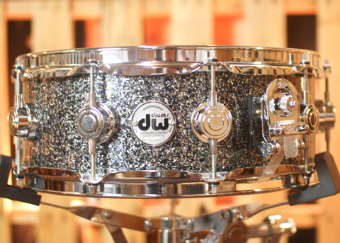 DW 5x14 Collector's Standard Maple Black Galaxy Snare Drum - SO#1131912