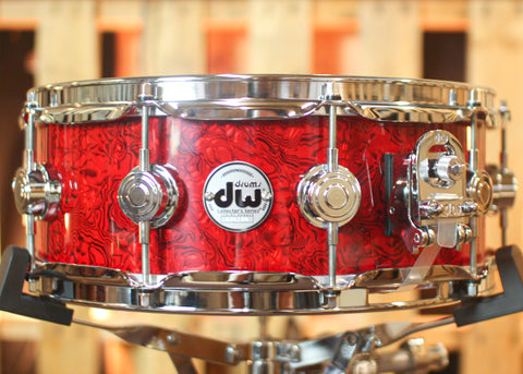 DW 5x14 Collector's Standard Maple Crimson Chaos Snare Drum - SO#1131908 - #2