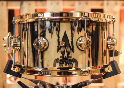 DW 6.5x13 Collector's Maple VLT Ivory Ebony Snare Drum - SO#1315777