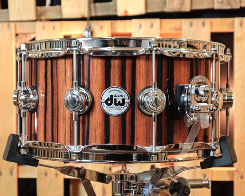 DW 6.5x14 Collector's Maple Natural Lacquer over Ebony Snare Drum - SO#1101180