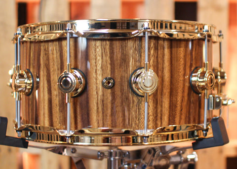 DW 6.5x14 Collector's Maple Mahogany Monkey Pod Snare Drum - SO#1315790