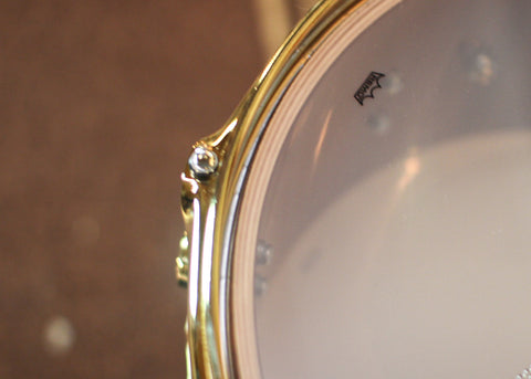 DW 6.5x14 Collector's Maple Mahogany Monkey Pod Snare Drum - SO#1315790
