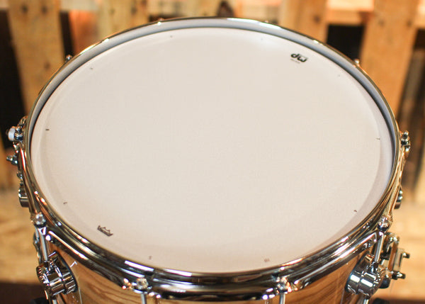 DW 6.5x14 Collector's Maple VLT Natural over Cherry Snare Drum - SO#1303298