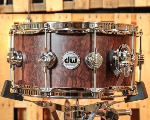 DW 6.5x14 Collector's Santa Monica Hard Satin Tortoise Shell Pomelle Snare Drum - SO#1254472