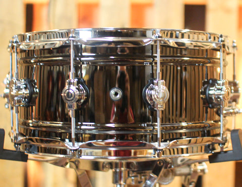 DW 6.5x14 Design Black Nickel over Brass Snare Drum - DDSD6514BNCR