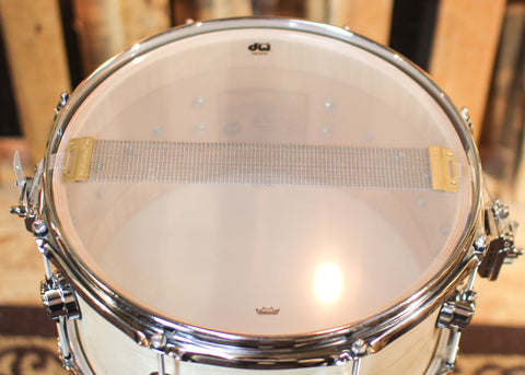 DW 7x13 Collector's Maple VLT Natural Satin Oil Snare Drum - SO#1291855