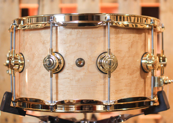 DW 7x14 Collector's Maple VLT Birdseye Maple Snare Drum - SO#1303301