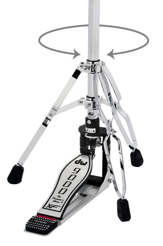 DW Hardware: DWCP9500DXF - Extended Footboard Hi Hat Stand - 3 Legs