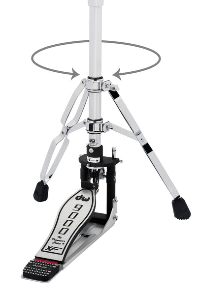 DW Hardware: DWCP9500TBXF - Extended Footboard Hi Hat Stand - 2 Legs