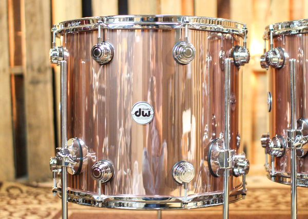 DW Collector's Maple 333 Rose Copper Drum Set - 22,10,12,14,16 - SO#1303164
