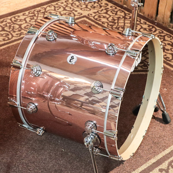 DW Collector's Maple 333 Rose Copper Drum Set - 18x22,8x10,9x12,14x16  - SO#1270078