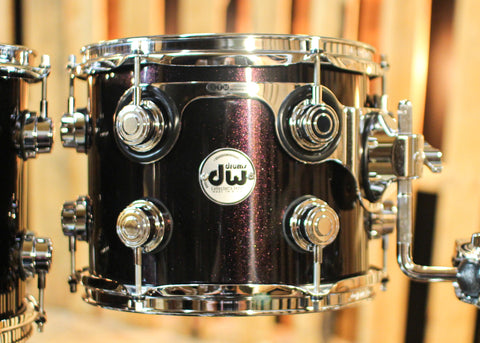 DW Collector's 333 Ruby Red Pearl over Black Lacquer Drum Set - 16x22,8x10,9x12,14x16 - SO#1308440