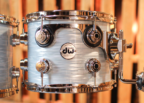 DW Collector's Maple Mahogany Pale Blue Oyster Drum Set - 22,10,12,16 - SO#1313090