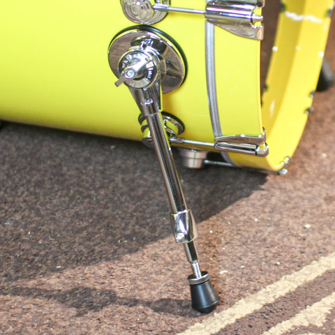 DW Collector's Maple Mahogany Solid Chrome Yellow Drum Set - 22,10,12,16 - SO#1288920