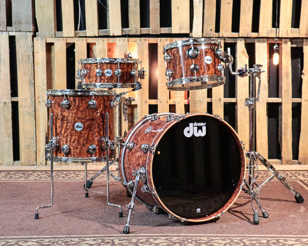DW Collector's Maple Waterfall Bubinga Drum Set - 14x20,8x12,14x14,6x14 - SO#840937