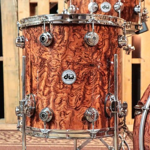 DW Collector s Maple Waterfall Bubinga Drum Set 14x20 8x12 14x14