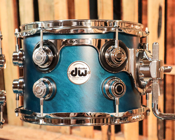 DW Collector's Maple SSC Azure Satin Oil Drum Set - 22,10,12,16,6x14 - SO#1255668