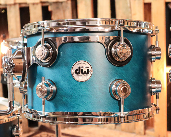 DW Collector's Maple SSC Azure Satin Oil Drum Set - 22,10,12,16,6x14 - SO#1255668