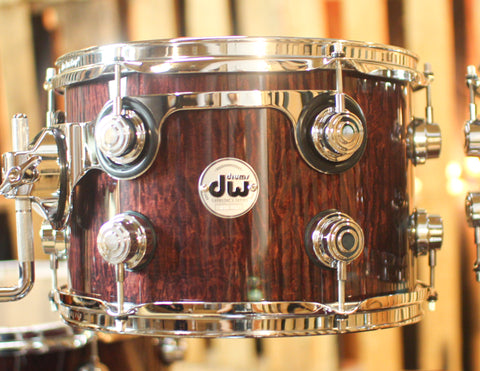DW Collector's Deep Purple Stain over Super Curly Maple Drum Set - 24,10,12,16 - SO#1258759
