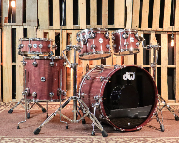 DW Collector's Pure Purpleheart VLT Drum Set 22,10,12,16,6x14 - SO#1255563