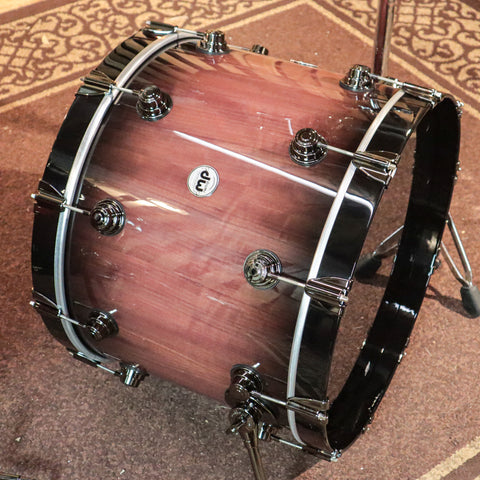 DW Collector's Black Burst over Purpleheart Drum Set - 22,10,12,16 - SO#1255543