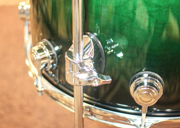 DW Collector's Standard Maple Hunter Green to Black Fade Drum Set - 22,8,10,12,14,16 - SO#1301360