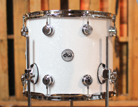 DW Collector's Standard Maple White Glass Drum Set - 20,10,12,14 - SO#1246148