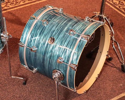 DW Performance Turquoise Oyster Bop Drum Set - 14x18, 8x12, 14x14