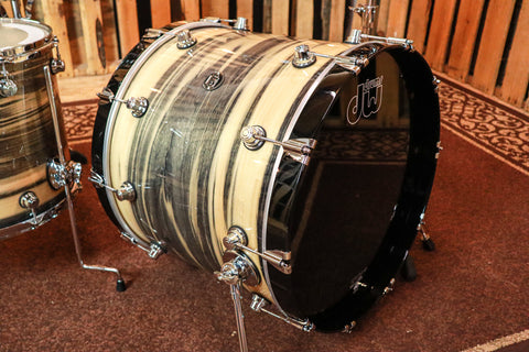 DW Exotic Performance Black Poplar Drum Set - 22,10,12,16,6.5x14 - SO#1157512
