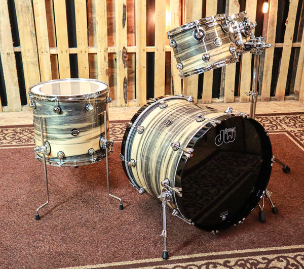 DW Exotic Performance Black Poplar Drum Set - 22,10,12,16 - SO#1157514