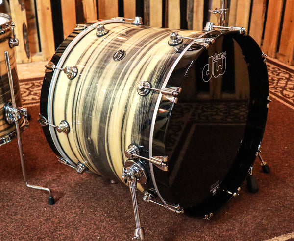 DW Exotic Performance Black Poplar Drum Set - 22,10,12,16,5.5x14 - SO#1157503