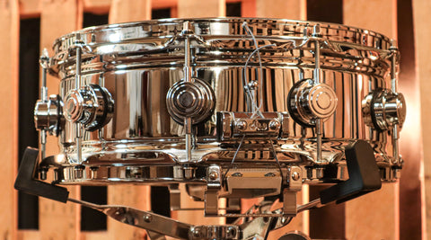 DW Collector's True-Sonic Chrome Over Brass 5x14 Snare Drum - DRVC0514SAC