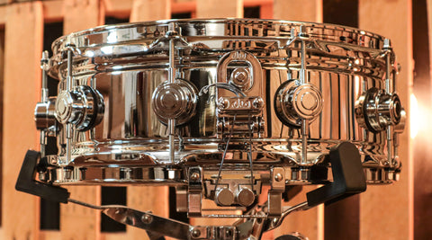 DW Collector's True-Sonic Chrome Over Brass 5x14 Snare Drum - DRVC0514SAC