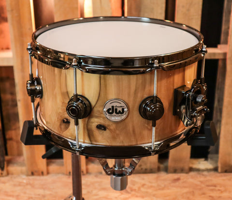 DW Collector's Tasmanian Natural Lacquer Snare Drum - 6.5x13 - SO#1188926 #194 of 200