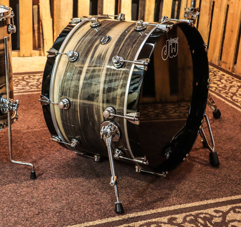 DW Exotic Performance Black Poplar Drum Set - 14x22,9x13 DW Exotic Performance Black Poplar Drum Set - 14x22,9x13