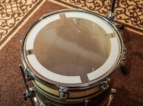 DW Exotic Performance Black Poplar Drum Set - 14x22,9x13 DW Exotic Performance Black Poplar Drum Set - 14x22,9x13