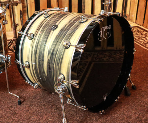 DW Exotic Performance Black Poplar Drum Set - 22,10,12,16,6.5x14 - SO#1157515