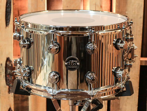 DW Performance Chrome Over Steel Snare Drum - 8x14 - DRPM0814SSCS