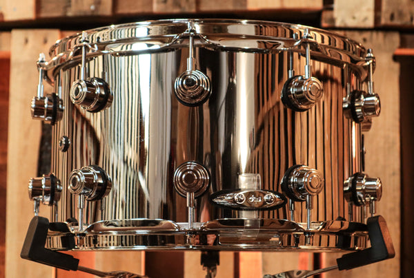 DW Performance Chrome Over Steel Snare Drum - 8x14 - DRPM0814SSCS
