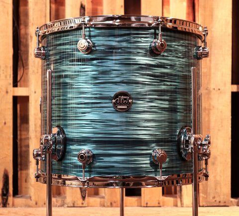 DW 14x16 Performance Turquoise Oyster Floor Tom
