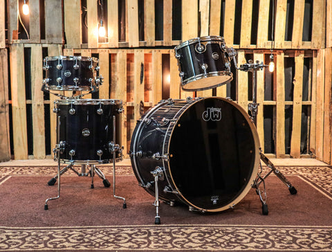 DW Performance Ebony Stain Drum Set - 14x24,9x12,14x16,8x14