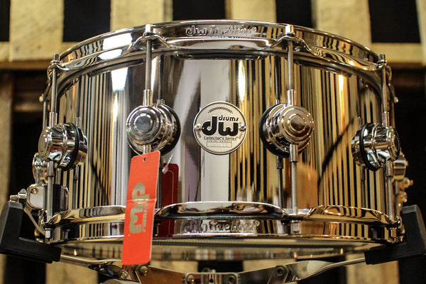 DW Collector's Steel "Smooth Chrome" 6.5x14 Snare Drum - DRVS6514SPC