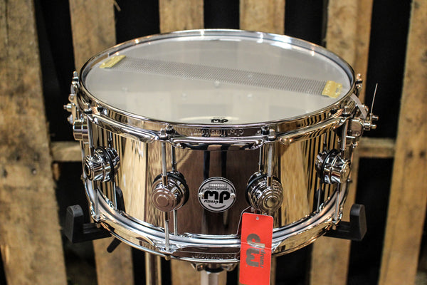 DW Collector's Steel "Smooth Chrome" 6.5x14 Snare Drum - DRVS6514SPC