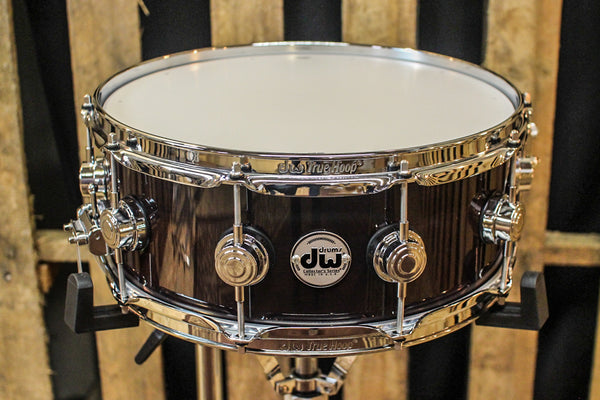 DW Collector's Natural Lacquer Over Escher Tessellation 5x14 Snare - SO#1119646