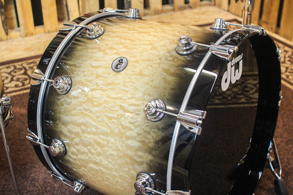 DW Collector's Candy Black Burst Over Quilted Maple Drum Set - SO#1160472