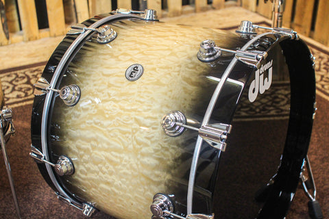 DW Collector's Candy Black Burst Over Quilted Maple Drum Set - SO#1160472