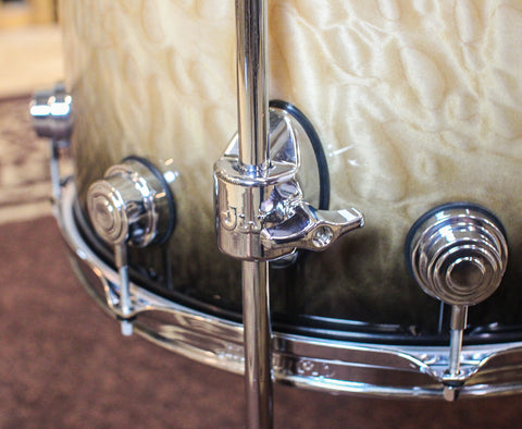DW Collector's Candy Black Burst Over Quilted Maple Drum Set - SO#1160472