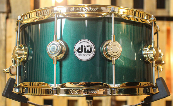 DW Collector's Cadillac Green Drum Set - 22,13,16,6.5x14 - SO#1169199